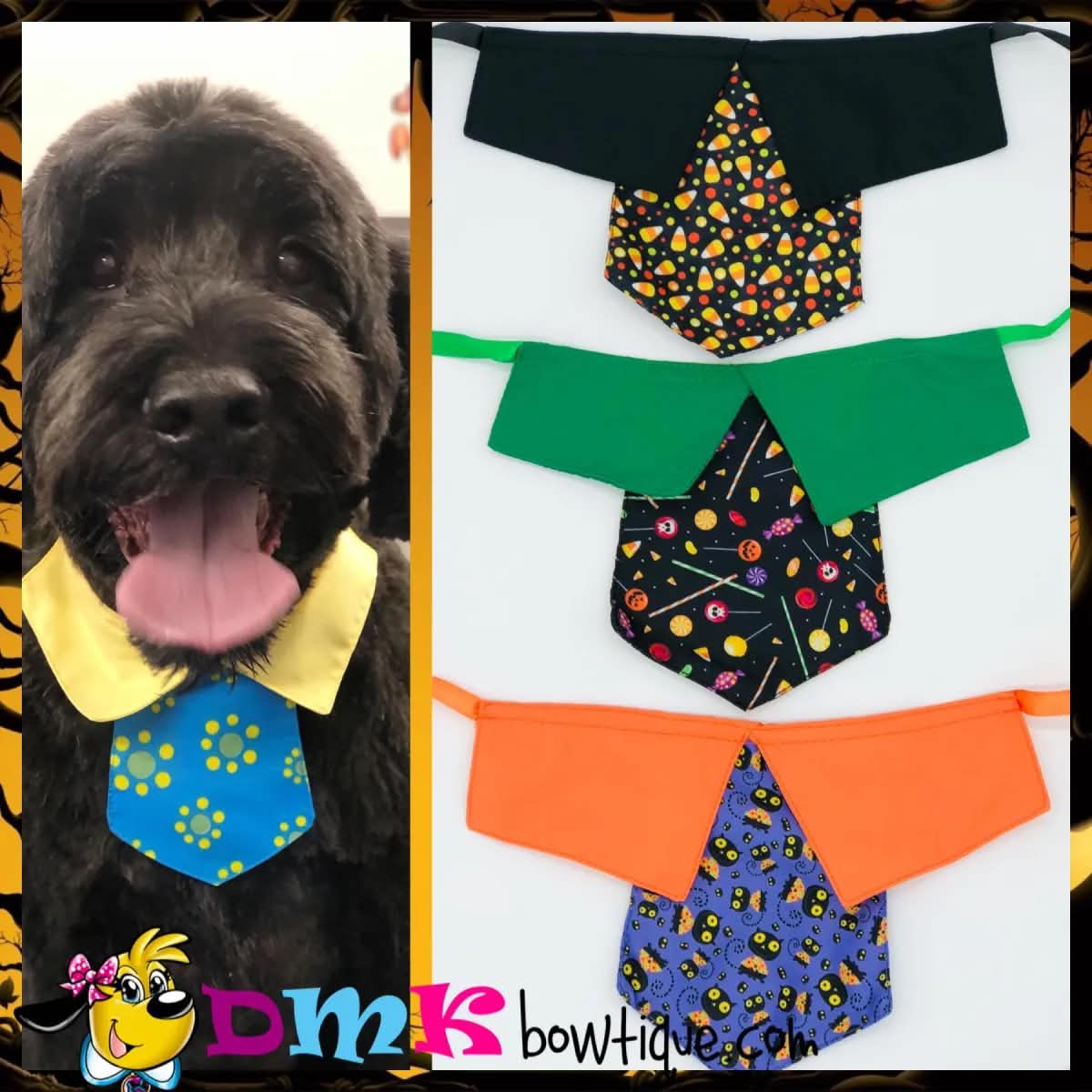 Halloween Boy Collar Tie-Ons for Large