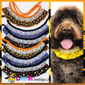 Halloween Theme Doodle Ruffles Tie-Ons for BIG dogs - BOGO